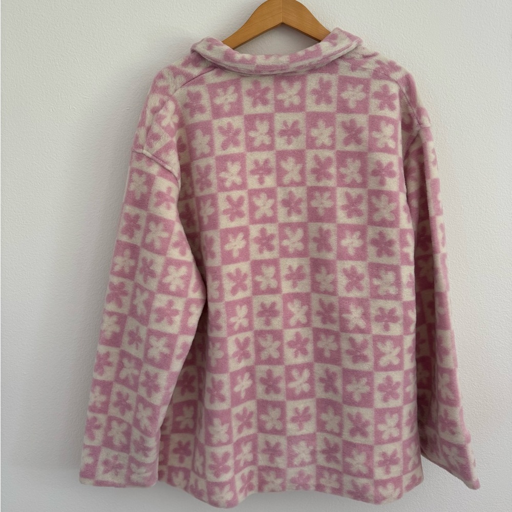 Beach Riot Skye Jacket In Mod Flower Check - Picture 4 of 5